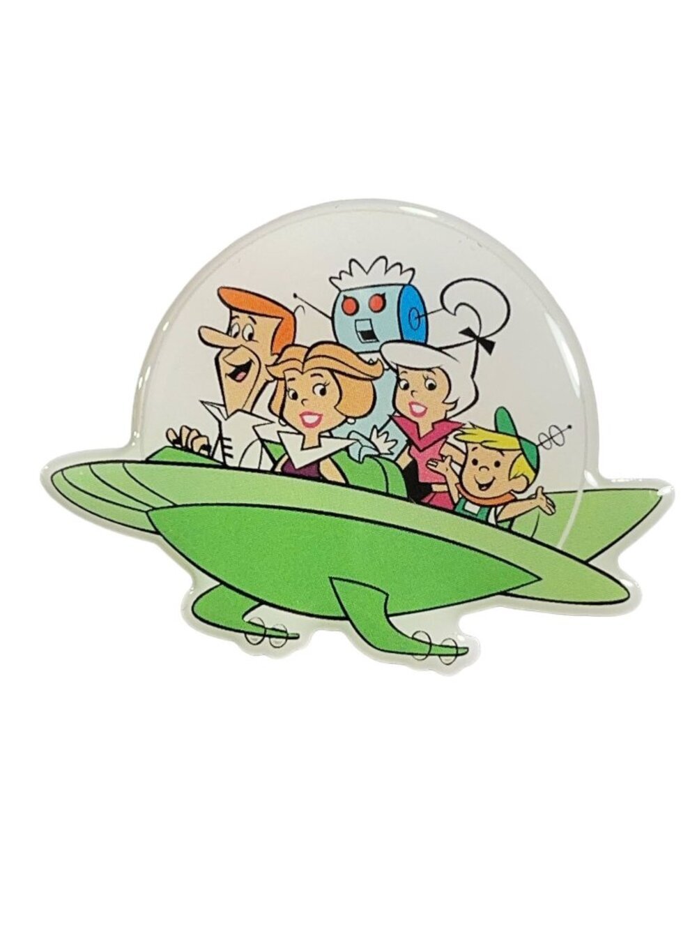 George Jetson Spaceship Lapel Pin Flying Saucer Brooch Pin Accessories Jewelry